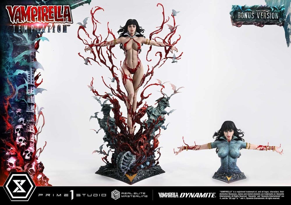 Vampirella Real Elite Masterline Series Statue 1/3 Temptation Bonus Version 100 cm - Prime 1 Studio Statues