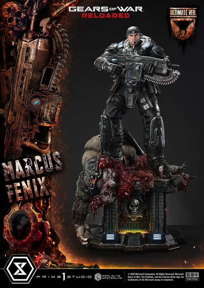 Gears of War: Reloaded Real Elite Masterline Series Statue 1/3 Marcus Fenix Ultimate Version 97 cm - Prime 1 Studio Statues