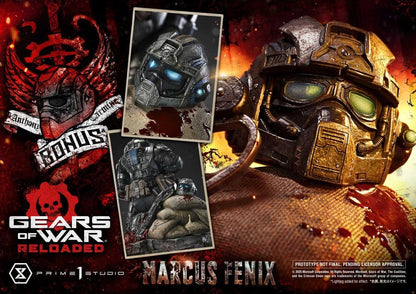 Gears of War: Reloaded Real Elite Masterline Series Statue 1/3 Marcus Fenix Ultimate Bonus Version 97 cm - Prime 1 Studio Statues