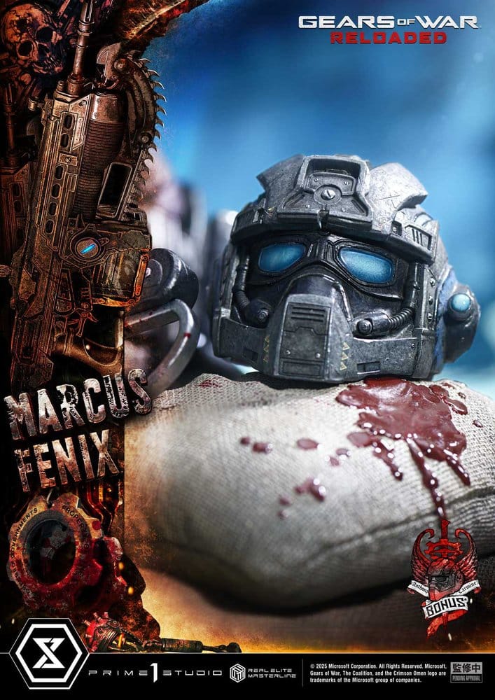 Gears of War: Reloaded Real Elite Masterline Series Statue 1/3 Marcus Fenix Ultimate Bonus Version 97 cm - Prime 1 Studio Statues