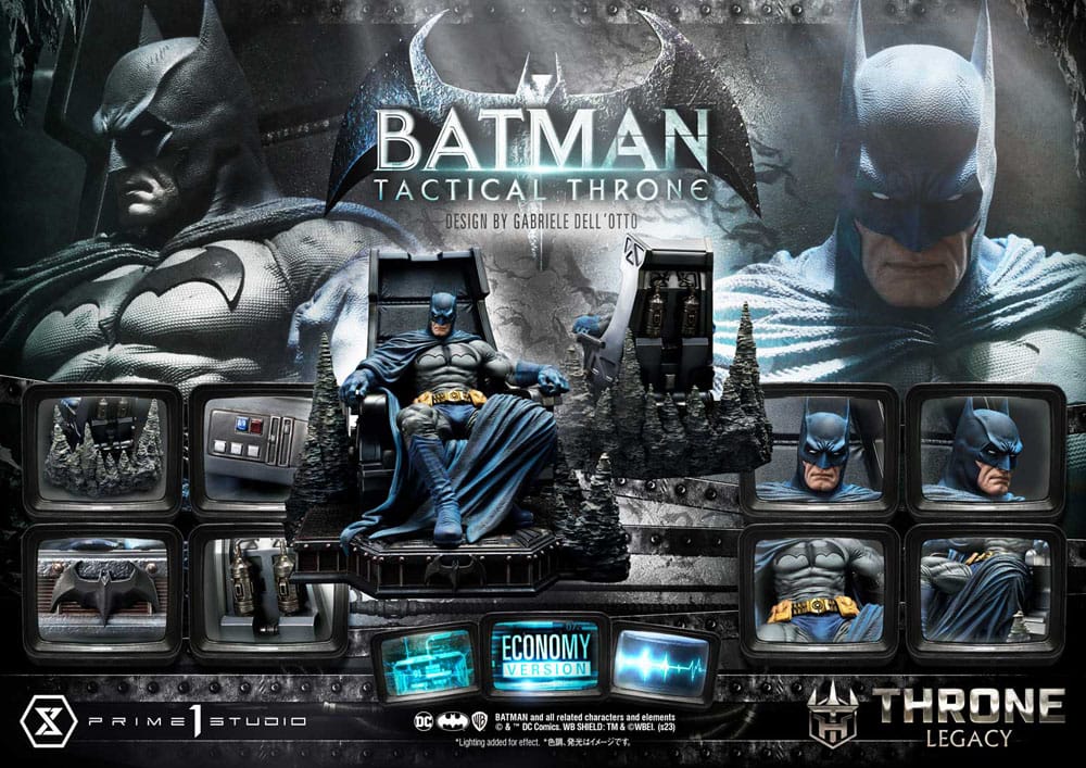 DC Comics Throne Legacy Collection Statue 1/3 Batman Tactical Throne Economy Version 46 cm - Prime 1 Studio Statues