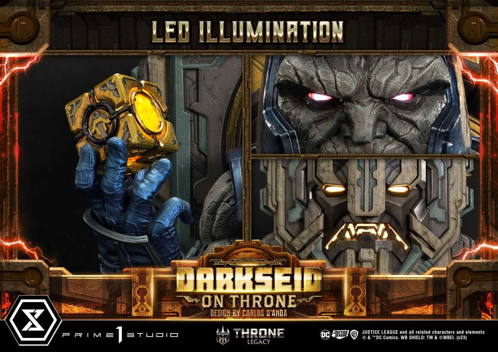 Throne Legacy Series Statue 1/4 Justice League (Comics) Darkseid on Throne Design by Carlos D'Anda Standard Version 65 cm - Prime 1 Studio Statues & Busts