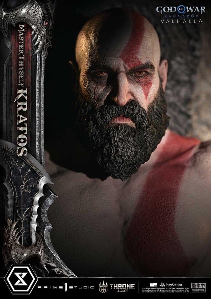 Throne Legacy God of War Series Statue 1/3 Ragnarok Master Thyself Kratos 67 cm - Prime 1 Studio Statues & Busts