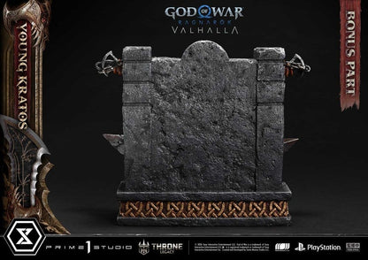 Throne Legacy God of War Series Statue 1/3 Ragnarok Young Thyself Kratos Bonus Version 91 cm - Prime 1 Studio Statues