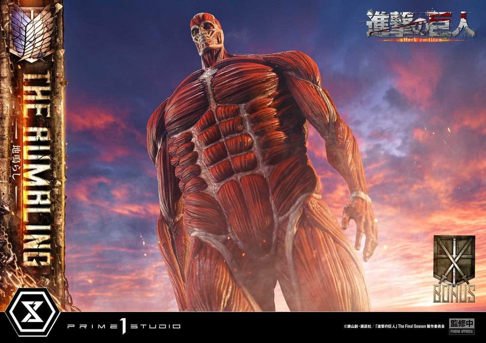 Attack on Titan West Ultimate Diorama Masterline Series Statue The Rumbling Bonus Version 64 cm - Prime 1 Studio Statues