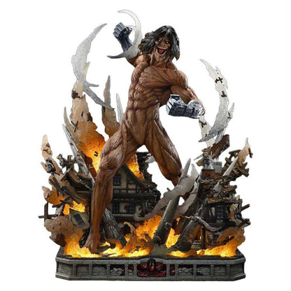 Attack on Titan (TV animation) Ultimate Diorama Masterline Statue Eren Yeager Attack Titan 81 cm - Prime 1 Studio Statues & Busts