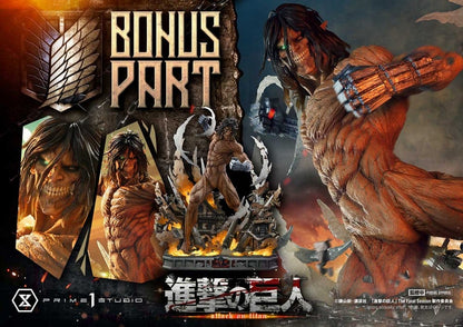 Attack on Titan (TV animation) Ultimate Diorama Masterline Statue Eren Yeager Attack Titan Bonus Version 81 cm - Prime 1 Studio Statues & Busts