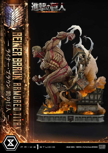 Attack on Titan (TV animation) Ultimate Diorama Masterline Statue Reiner Braun Armored Titan 75 cm - Prime 1 Studio Statues & Busts