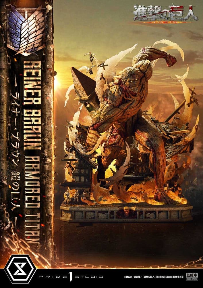 Attack on Titan (TV animation) Ultimate Diorama Masterline Statue Reiner Braun Armored Titan Bonus Version 75 cm - Prime 1 Studio Statues & Busts
