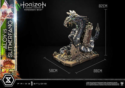 Horizon Forbidden West Ultimate Diorama Masterline Series Statue Aloy vs. The Slitherfang 82 cm - Prime 1 Studio Statues