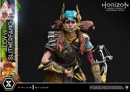 Horizon Forbidden West Ultimate Diorama Masterline Series Statue Aloy vs. The Slitherfang 82 cm - Prime 1 Studio Statues