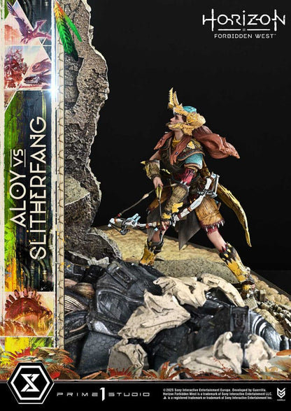 Horizon Forbidden West Ultimate Diorama Masterline Series Statue Aloy vs. The Slitherfang Bonus Version 82 cm - Prime 1 Studio Statues