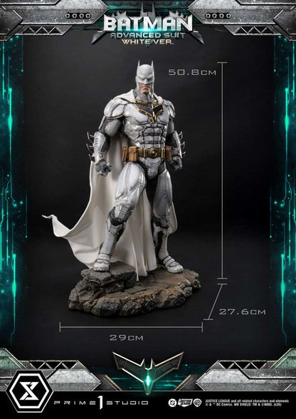 DC Comics Ultimate Museum Masterline Statue Batman Advanced Suit White Version (Design By Josh Nizzi)