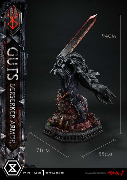 Berserk Ultimate Premium Masterline Series Statue 1/4 Guts, Berserker Armor Grunbeld vs. Guts 94 cm