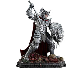 Grunbeld figurine with armor and weapon on a dark background, featuring Prime1 Studio branding.