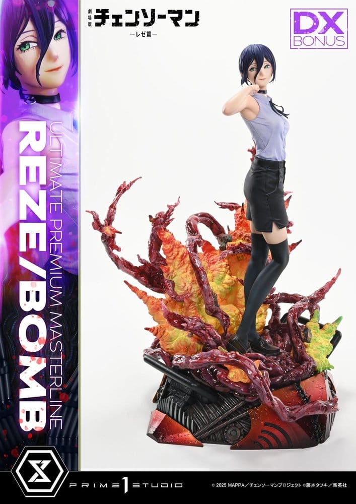 Chainsaw Man Ultimate Premium Masterline Series Statue 1/4 The Movie: Reze Arc REZE/BOMB DX Bonus Version