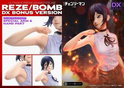 Chainsaw Man Ultimate Premium Masterline Series Statue 1/4 The Movie: Reze Arc REZE/BOMB DX Bonus Version