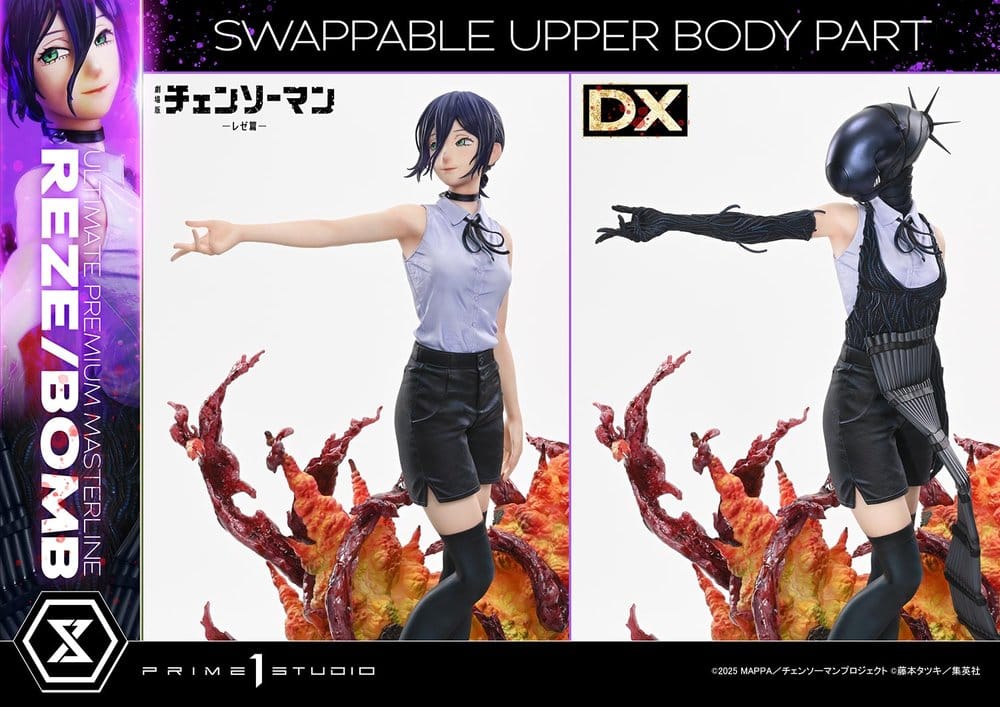 Chainsaw Man Ultimate Premium Masterline Series Statue 1/4 The Movie: Reze Arc REZE/BOMB DX Bonus Version
