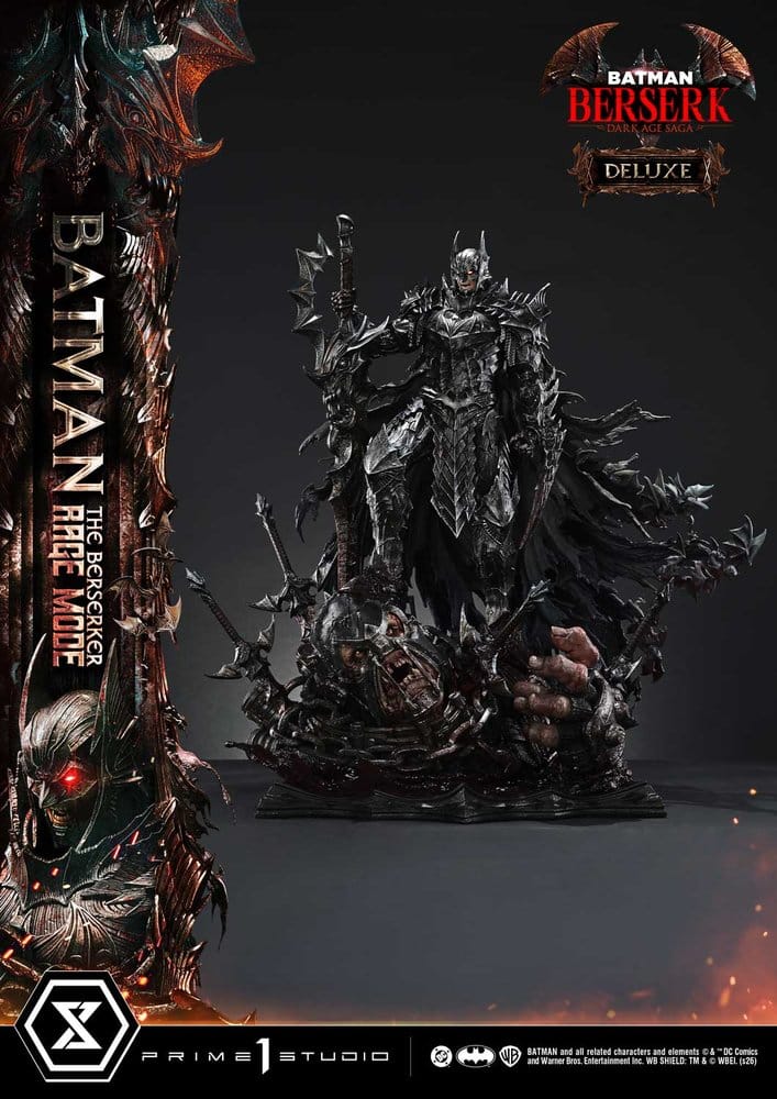 DC Comics Premium Masterline Series Statue 1/4 Batman (Comics) Batman: The Berserker Rage Mode Deluxe Version 93 cm - Prime 1 Studio Statues