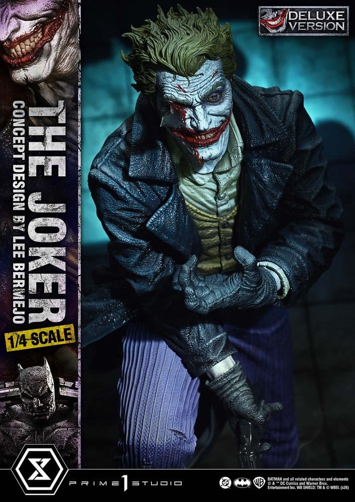 DC Comics Ultimate Premium Masterline Series Statue 1/4 The Joker (Concept Design by Lee Bermejo) Deluxe Version 53 cm - Prime 1 Studio Statues & Busts