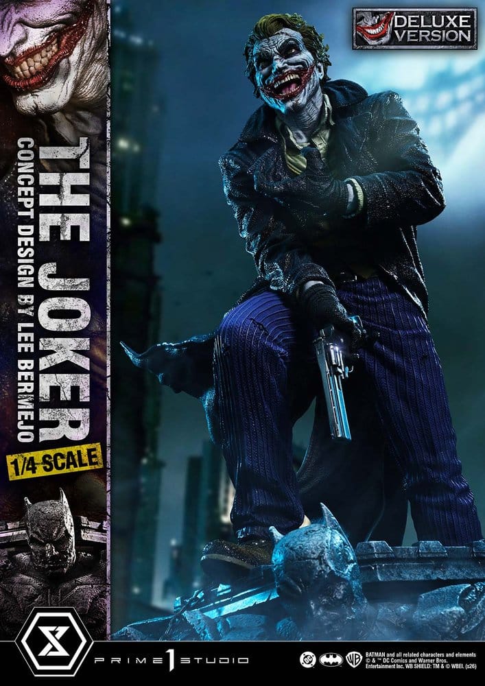 DC Comics Ultimate Premium Masterline Series Statue 1/4 The Joker (Concept Design by Lee Bermejo) Deluxe Version 53 cm - Prime 1 Studio Statues & Busts