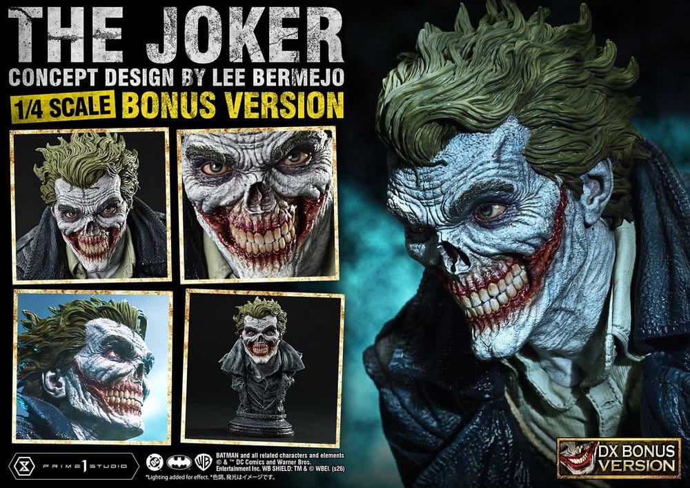 DC Comics Ultimate Premium Masterline Series Statue 1/4 The Joker (Concept Design by Lee Bermejo) DX Bonus Version 53 cm - Prime 1 Studio Statues
