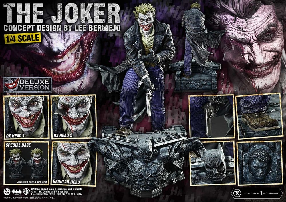 DC Comics Ultimate Premium Masterline Series Statue 1/4 The Joker (Concept Design by Lee Bermejo) DX Bonus Version 53 cm - Prime 1 Studio Statues
