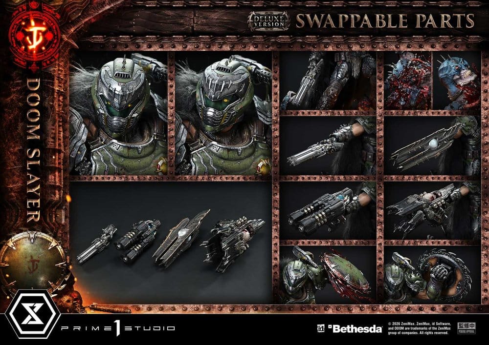 DOOM: The Dark Ages Ultimate Premium Masterline Series Statue 1/4 DOOM Slayer Deluxe Version 77 cm - Prime 1 Studio Statues