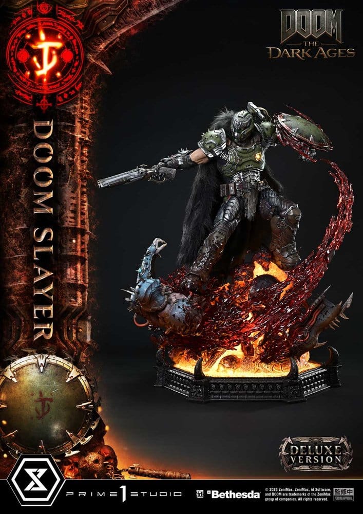 DOOM: The Dark Ages Ultimate Premium Masterline Series Statue 1/4 DOOM Slayer Deluxe Version 77 cm - Prime 1 Studio Statues