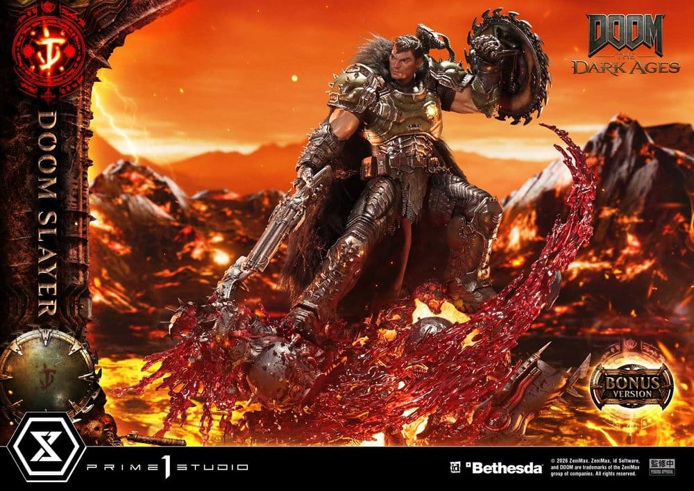 DOOM: The Dark Ages Ultimate Premium Masterline Series Statue 1/4 DOOM Slayer DX Bonus Version 77 cm - Prime 1 Studio Statues
