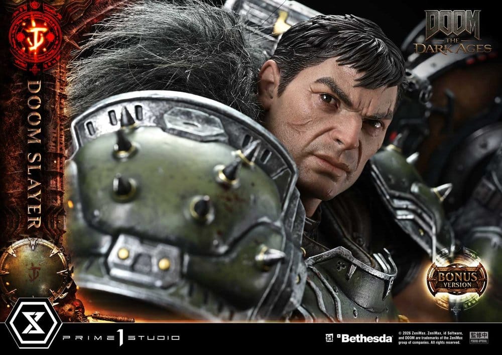 DOOM: The Dark Ages Ultimate Premium Masterline Series Statue 1/4 DOOM Slayer DX Bonus Version 77 cm - Prime 1 Studio Statues