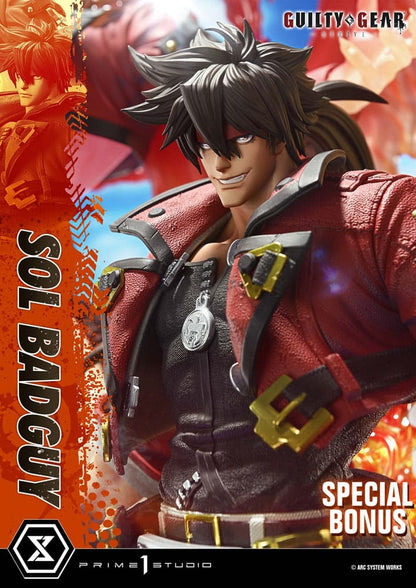 Guilty Gear Strive Ultimate Premium Masterline Series Statue 1/4 Sol Badguy Bonus Version 82 cm - Prime 1 Studio Statues