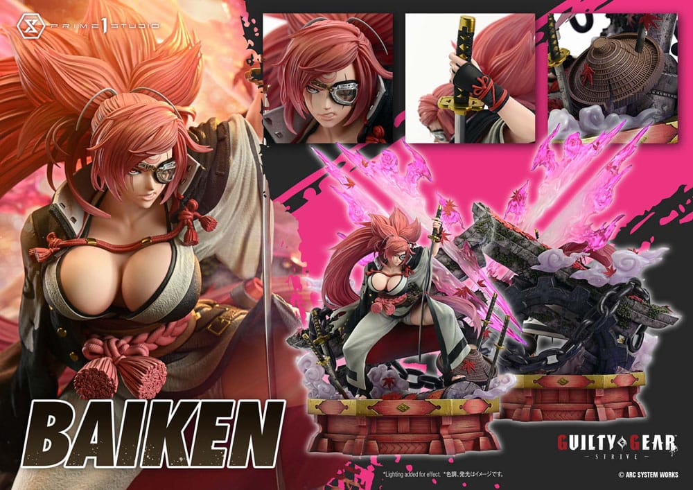 Guilty Gear Strive Ultimate Premium Masterline Series Statue 1/4 Baiken Bonus Version 80 cm