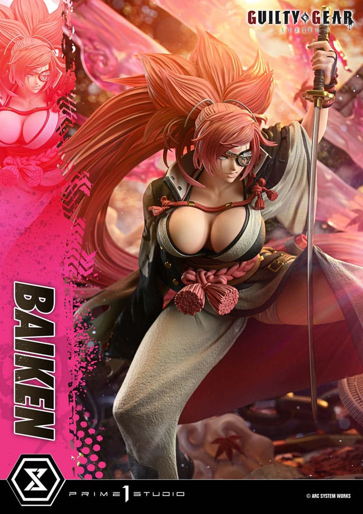 Guilty Gear Strive Ultimate Premium Masterline Series Statue 1/4 Baiken Bonus Version 80 cm