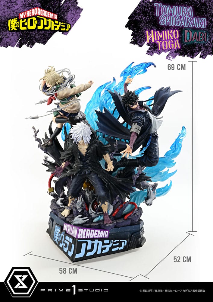 My Hero Academia Statue Ultimate Premium Masterline Tomura Tomura Shigaraki, Dabi & Himiko Toga 69 cm - Prime 1 Studio Statues & Busts