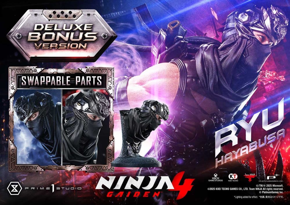 Ninja Gaiden 4 Ultimate Premium Masterline Series Statue 1/4 Ryu Hayabusa Deluxe Bonus Version - Prime 1 Studio Statues