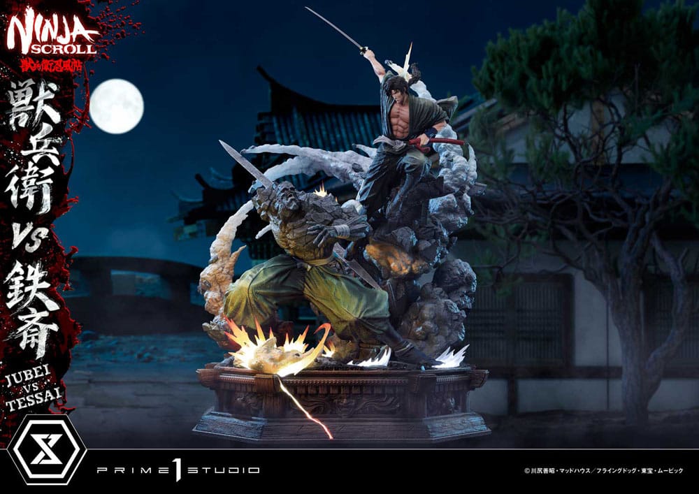 Ninja Scroll Ultimate Premium Masterline Series Statue 1/4 Jubei Versus Tessai 101 cm - Prime 1 Studio Statues & Busts