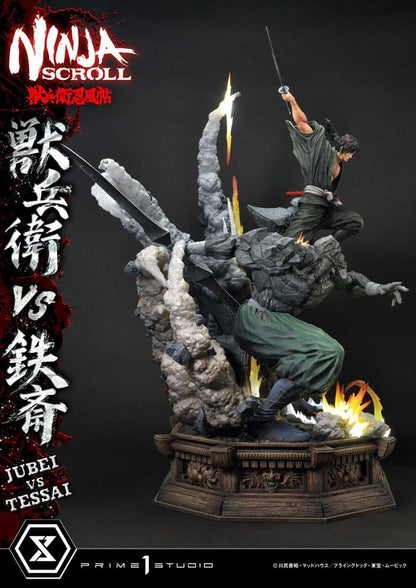 Ninja Scroll Ultimate Premium Masterline Series Statue 1/4 Jubei Versus Tessai 101 cm - Prime 1 Studio Statues & Busts