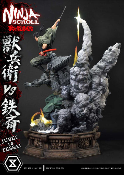 Ninja Scroll Ultimate Premium Masterline Series Statue 1/4 Jubei Versus Tessai 101 cm - Prime 1 Studio Statues & Busts