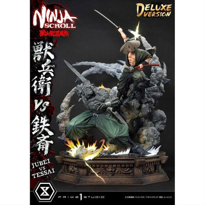 Ninja Scroll Ultimate Premium Masterline Series Statue 1/4 Jubei Versus Tessai Deluxe Version 101 cm - Prime 1 Studio Statues & Busts