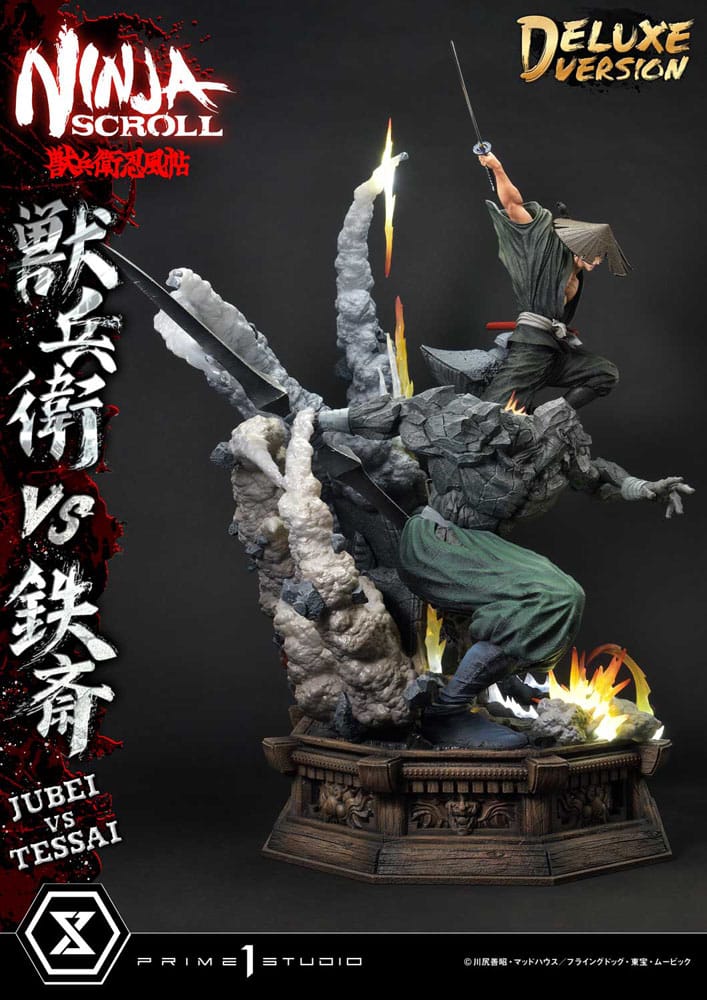 Ninja Scroll Ultimate Premium Masterline Series Statue 1/4 Jubei Versus Tessai Deluxe Version 101 cm - Prime 1 Studio Statues & Busts