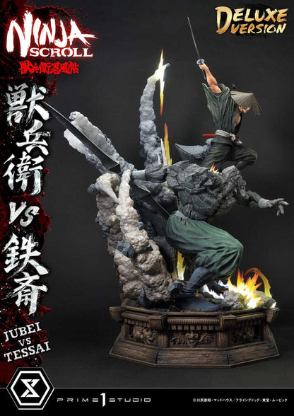 Ninja Scroll Ultimate Premium Masterline Series Statue 1/4 Jubei Versus Tessai Deluxe Version 101 cm - Prime 1 Studio Statues & Busts