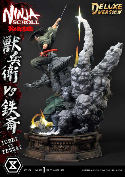 Ninja Scroll Ultimate Premium Masterline Series Statue 1/4 Jubei Versus Tessai Deluxe Version 101 cm - Prime 1 Studio Statues & Busts