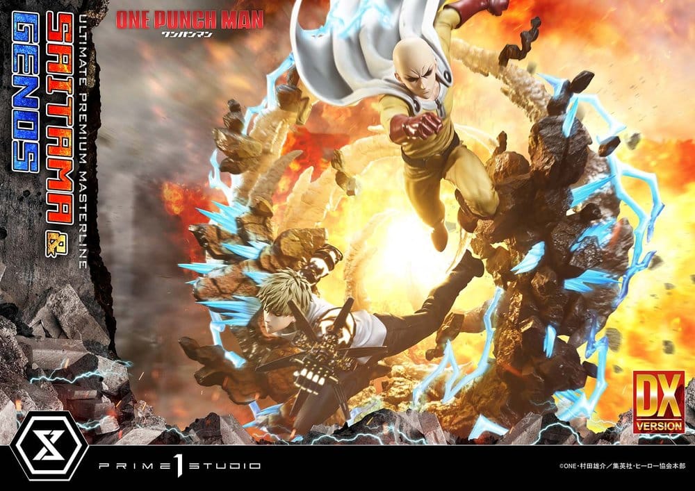 One-Punch Man Premium Masterline Series Statue 1/4 Saitama & Genos Deluxe Version 73 cm - Prime 1 Studio Statues