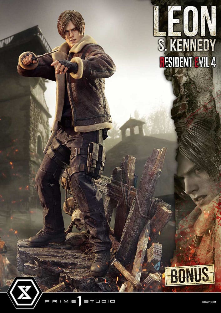 Resident Evil 4 Ultimate Premium Masterline Series Statue 1/4 Leon S. Kennedy Bonus Ver. 64 cm - Prime 1 Studio Statues & Busts