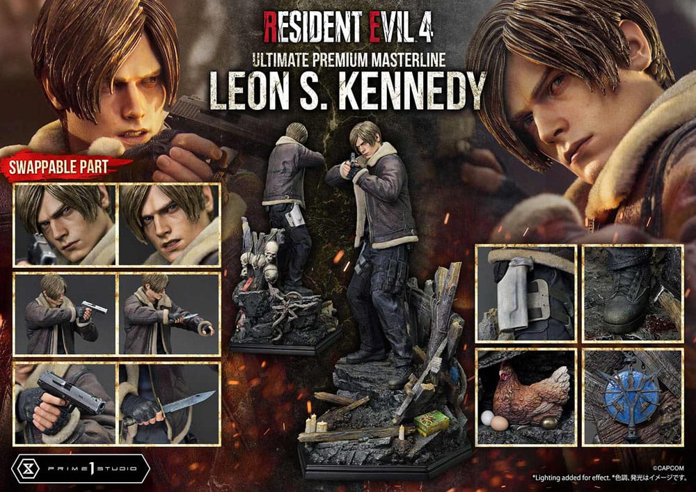 Resident Evil 4 Ultimate Premium Masterline Series Statue 1/4 Leon S. Kennedy Bonus Ver. 64 cm - Prime 1 Studio Statues & Busts