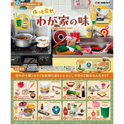 Home-cooked MealsMini Figures 6 cm (8) - Re-Ment Blind Boxes, Mini Figures & Capsule Toys