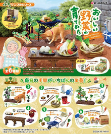 Vegetable Harvesting Mini Figures Blind Box Display Box Qty 6