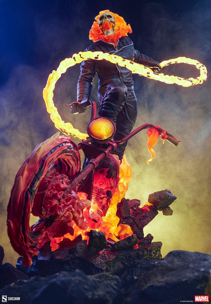 Marvel: Ghost Rider (Classic Variant): Premium Format Statue - Sideshow Collectibles Statues