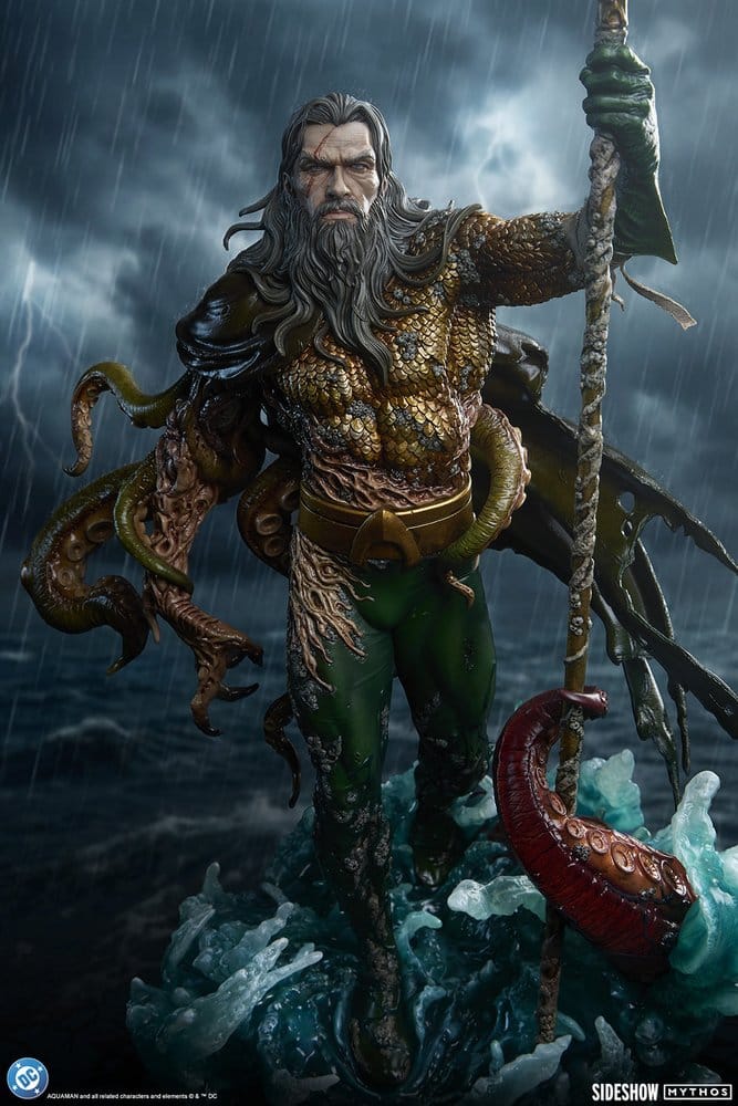 DC Comics Aquaman Premium Format Statue Aquaman: Lord of the Deep 74 cm - Sideshow Collectibles Statues